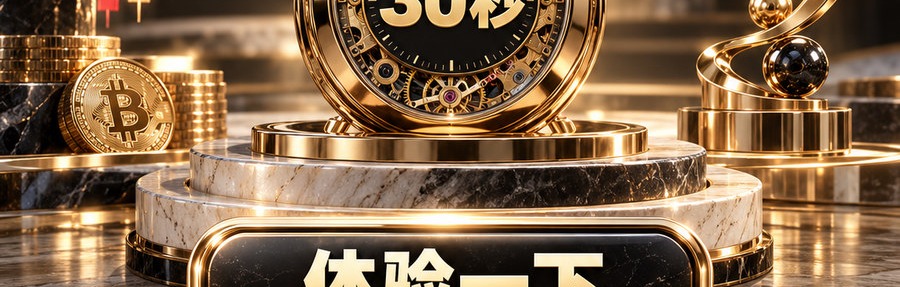 Turbo Flow；2 [coin engraved ₿]；30秒极速操作；可放大千倍操作；30秒；体验一下